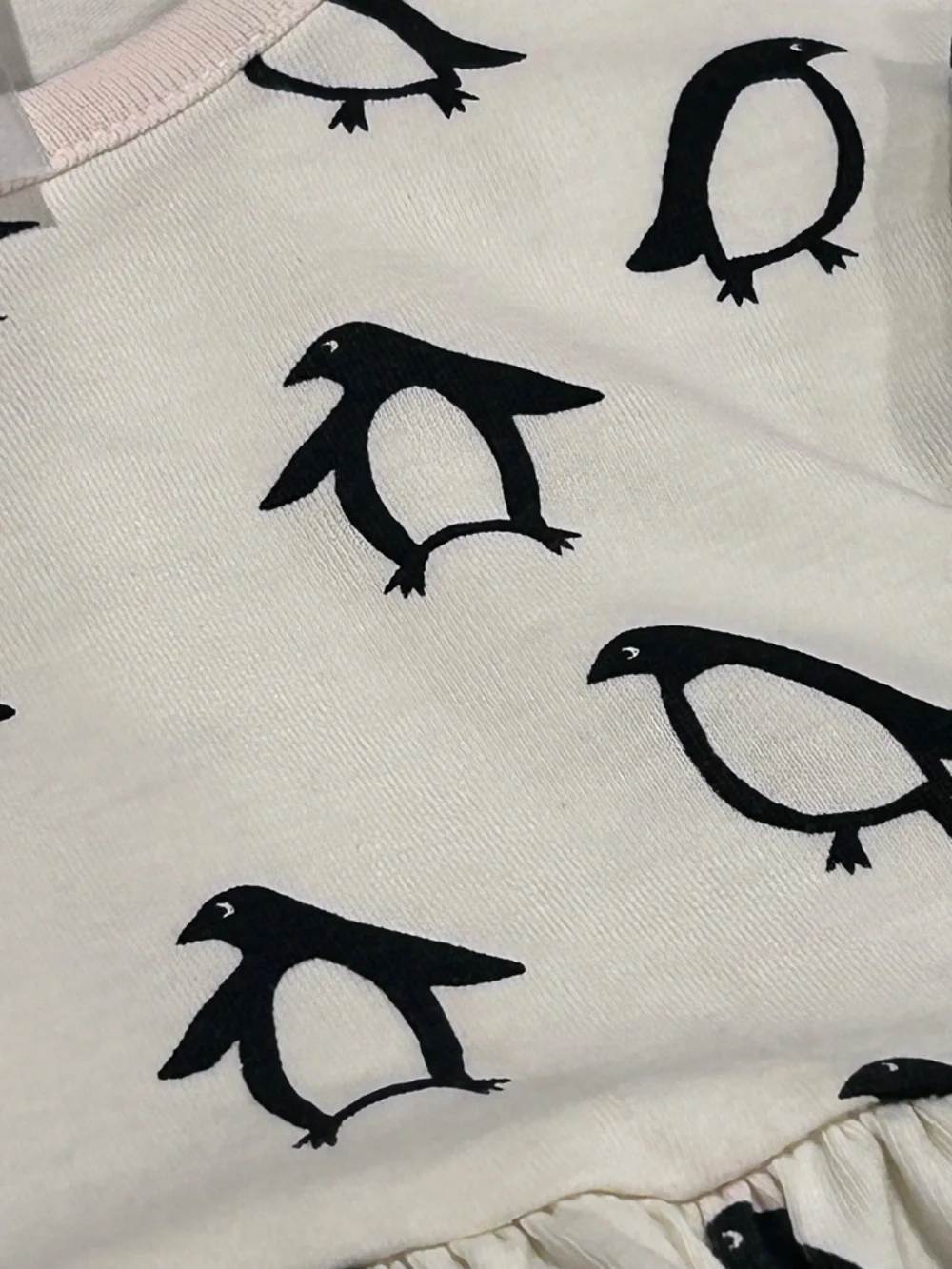 Hanna Andersson Cotton Penguin Dress Toddler Girls Size 3